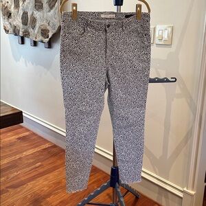 Ella Moss Black and White Animal Print Pant